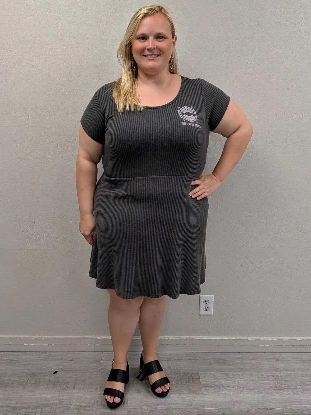 Star Wars x Mighty Fine Grey The First Order Dress -Size 3X